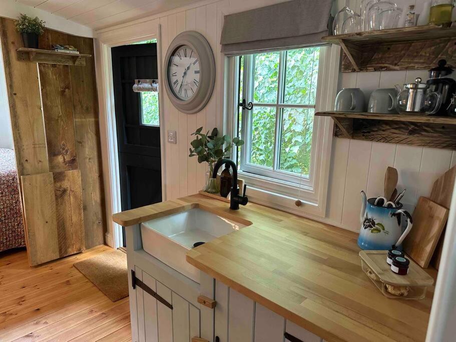בודמין Cornwall Woodland Shepherd'S Hut Deirdres Hut מראה חיצוני תמונה