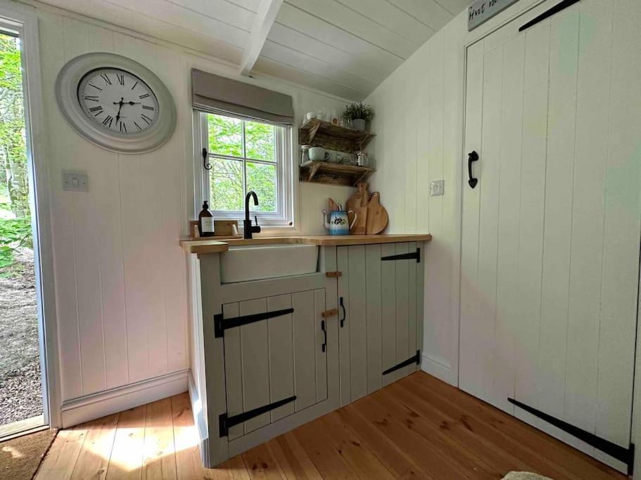 בודמין Cornwall Woodland Shepherd'S Hut Deirdres Hut מראה חיצוני תמונה